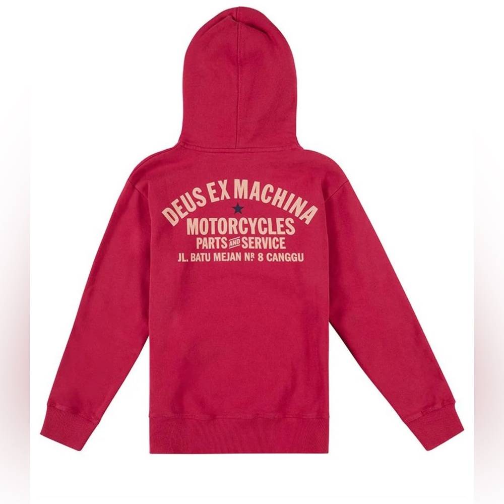 DEUS EX MACHINA Dark Pink Ladies Canggu Garage Hoodie